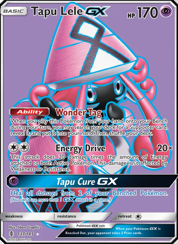 Tapu Lele GX 137 · Guardians Rising