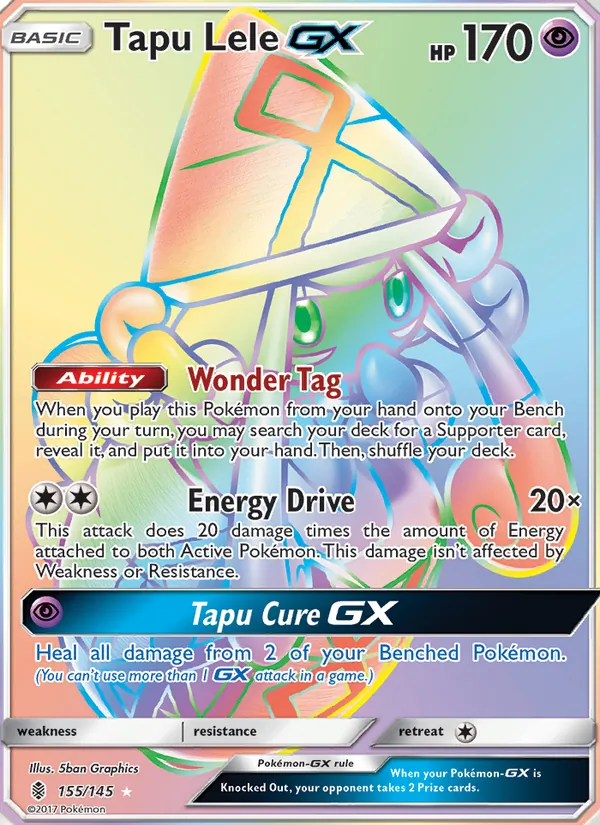 Tapu Lele GX 155 · Guardians Rising