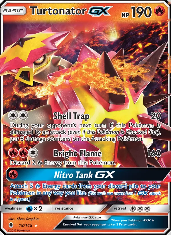 Turtonator GX 18 · Guardians Rising