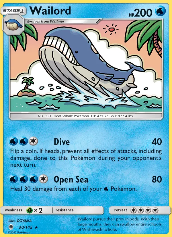 Wailord 30 · Guardians Rising
