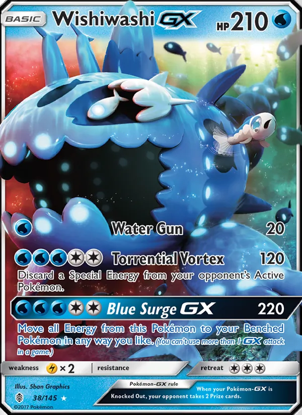Wishiwashi GX 38 · Guardians Rising