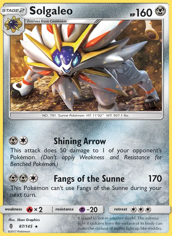 Solgaleo 87 · Guardians Rising