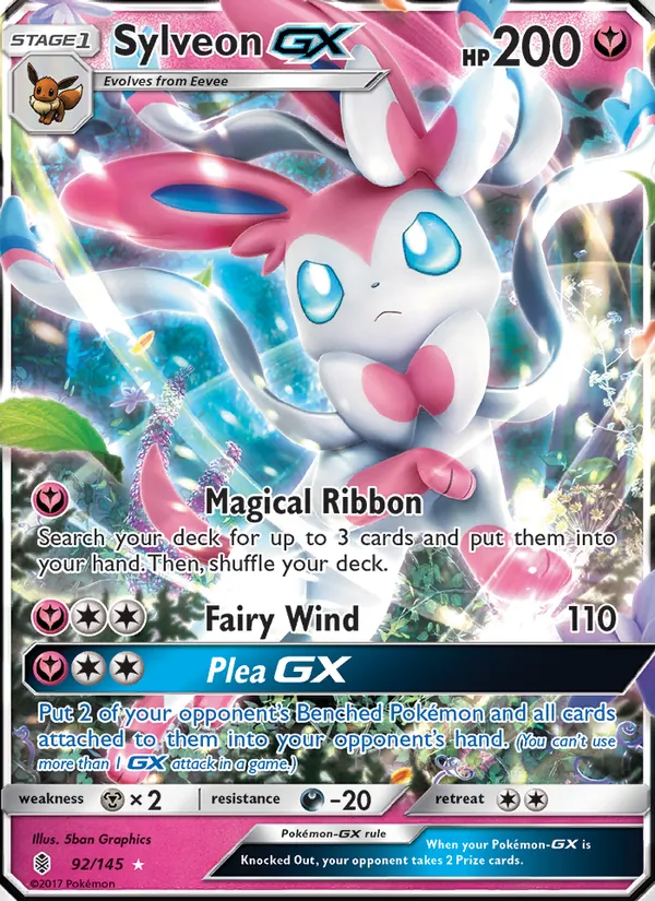 Sylveon GX 92 · Guardians Rising