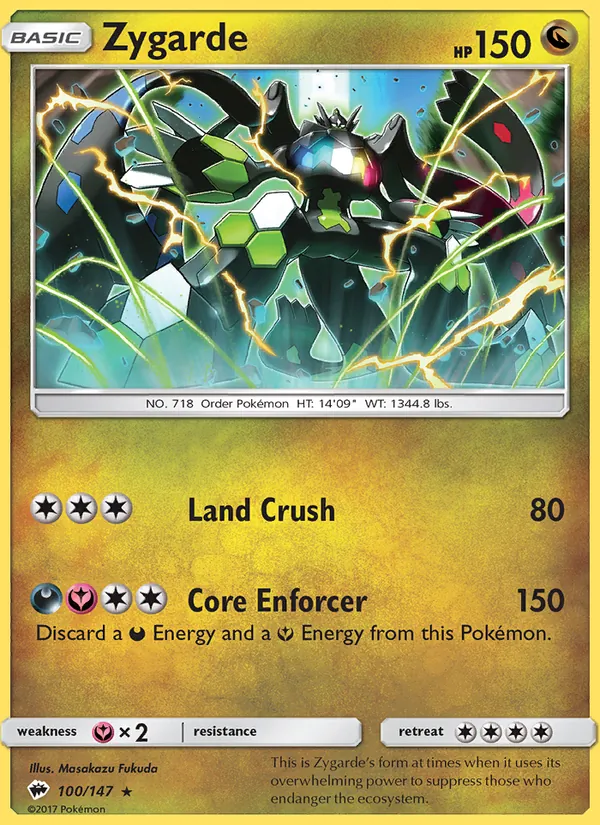 Zygarde 100 · Burning Shadows