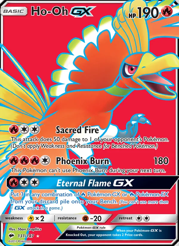 Ho-Oh GX 131 · Burning Shadows
