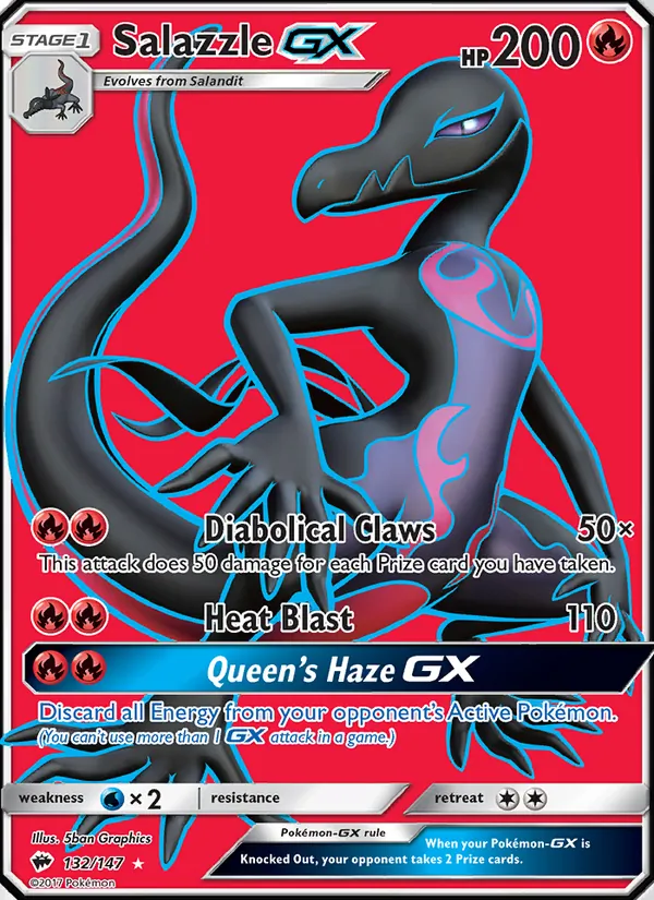 Salazzle GX 132 · Burning Shadows