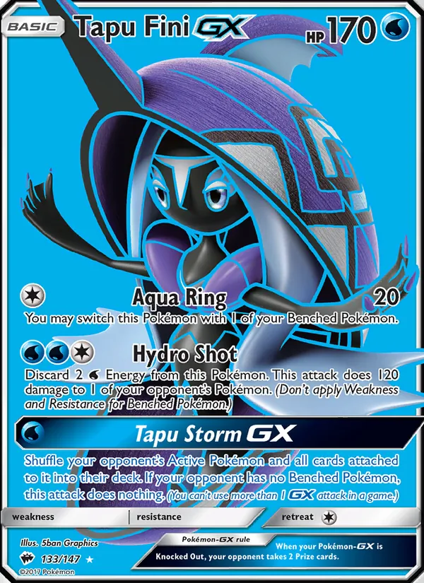 Tapu Fini GX 133 · Burning Shadows