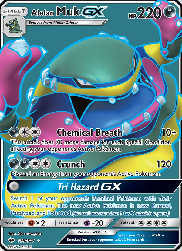 Alolan Muk GX 138 · Burning Shadows