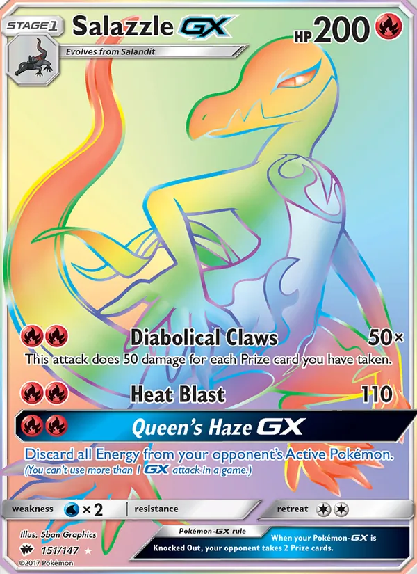 Salazzle GX 151 · Burning Shadows