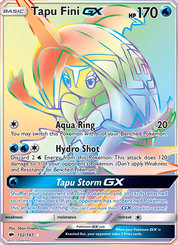 Tapu Fini GX 152 · Burning Shadows