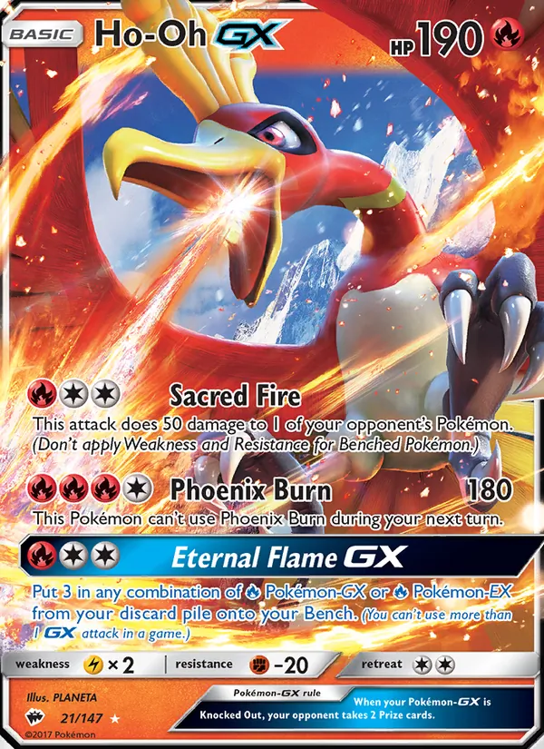 Ho-Oh GX 21 · Burning Shadows