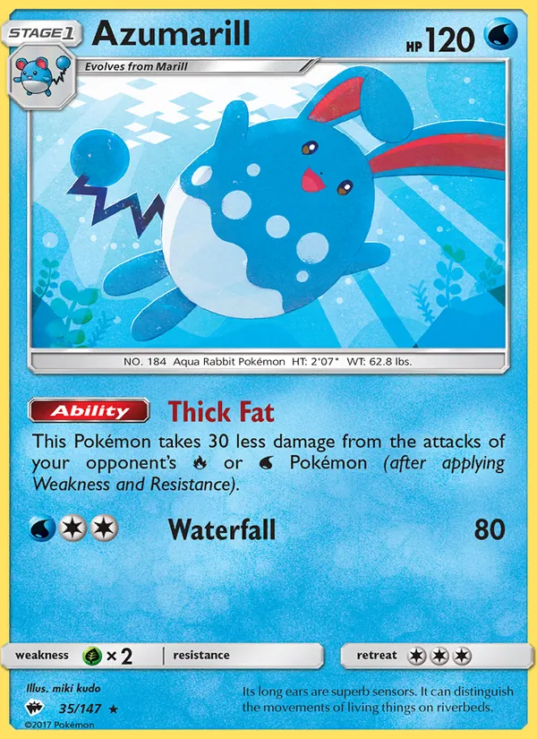 Azumarill 35 · Burning Shadows