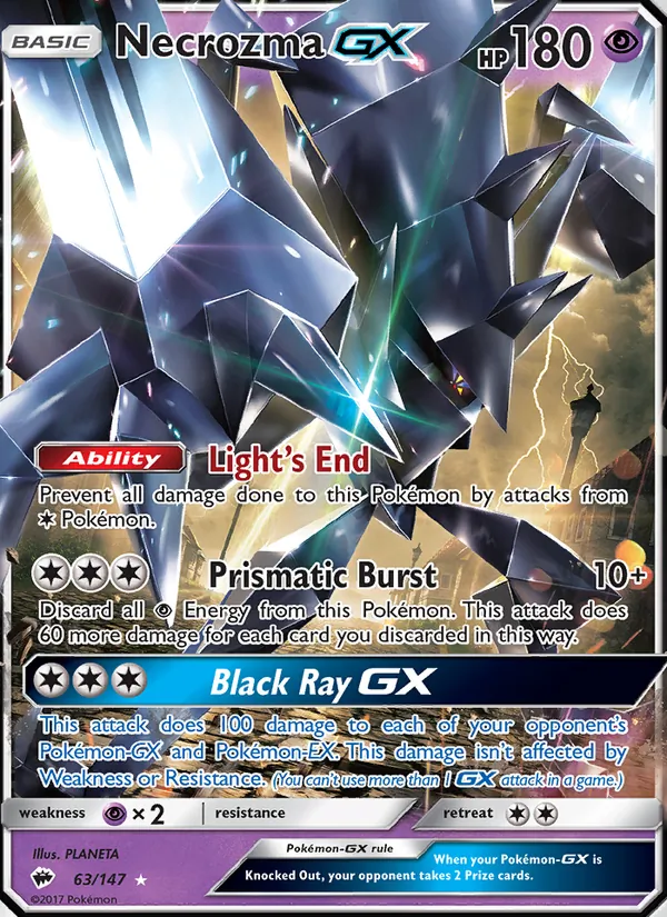 Necrozma GX 63 · Burning Shadows