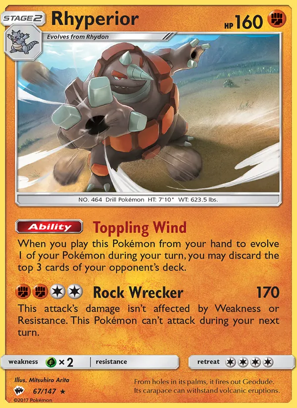 Rhyperior 67 · Burning Shadows