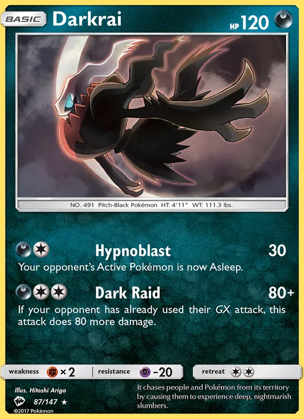 Darkrai 87 · Burning Shadows