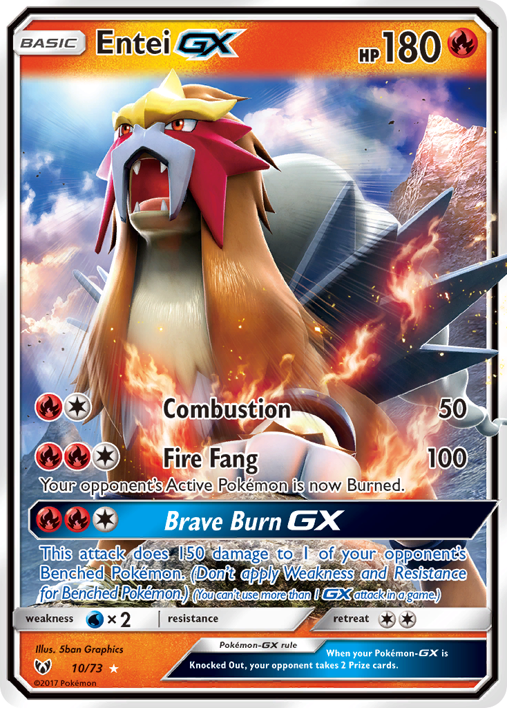 Entei GX 10 · Shining Legends