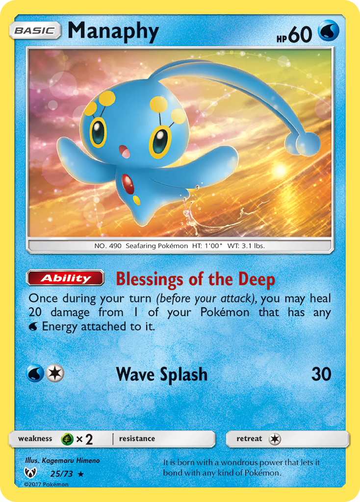 Manaphy 25 · Shining Legends