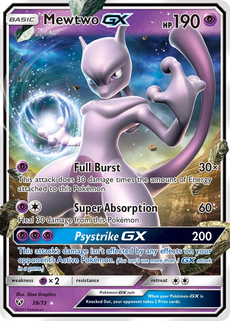 Mewtwo GX 39 · Shining Legends