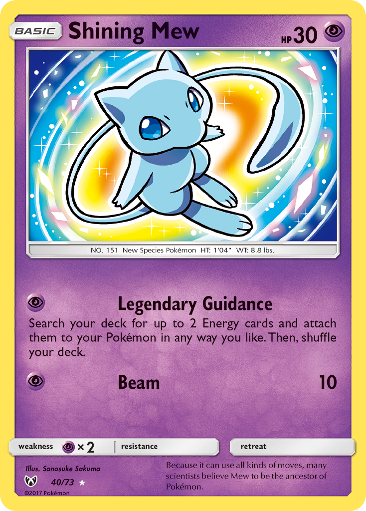 Shining Mew 40 · Shining Legends