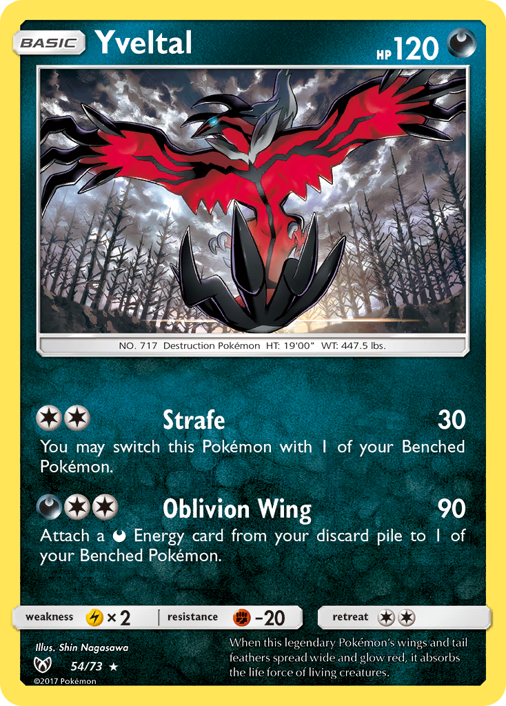 Yveltal 54 · Shining Legends