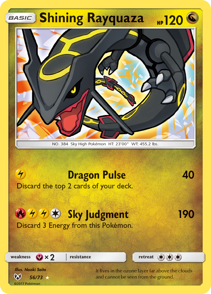 Shining Rayquaza 56 · Shining Legends