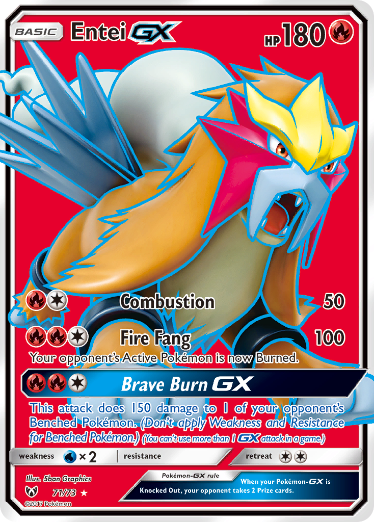 Entei GX 71 · Shining Legends
