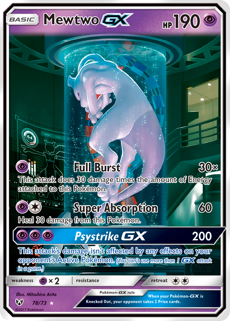 Mewtwo GX 78 · Shining Legends