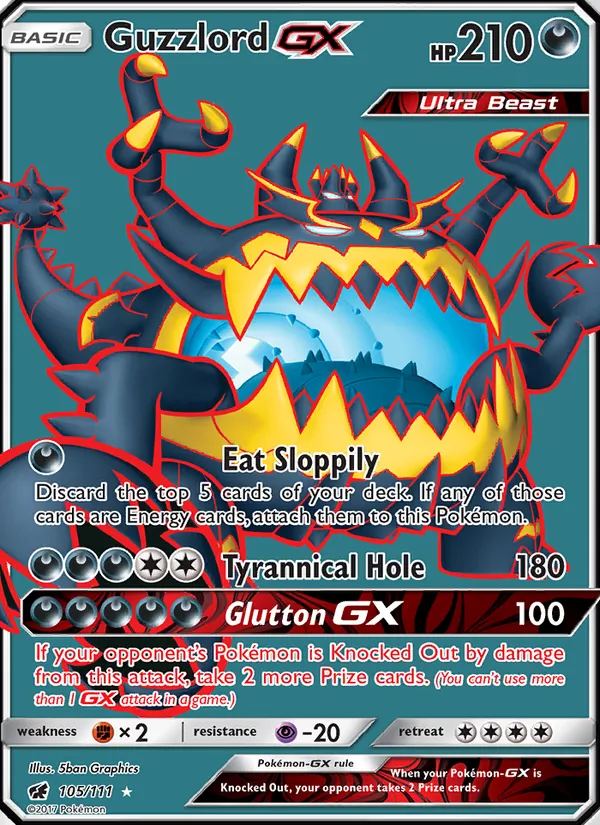 Guzzlord GX 105 · Crimson Invasion