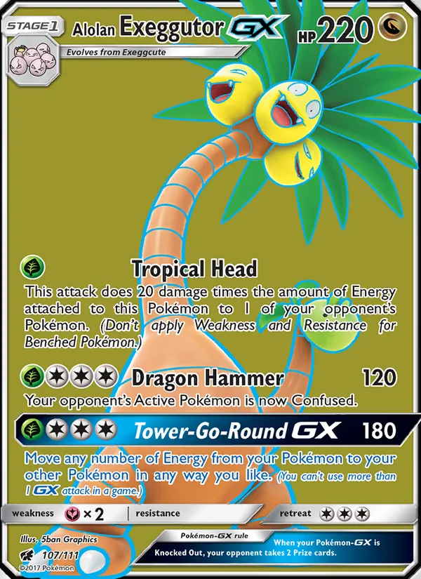 Alolan Exeggutor GX 107 · Crimson Invasion
