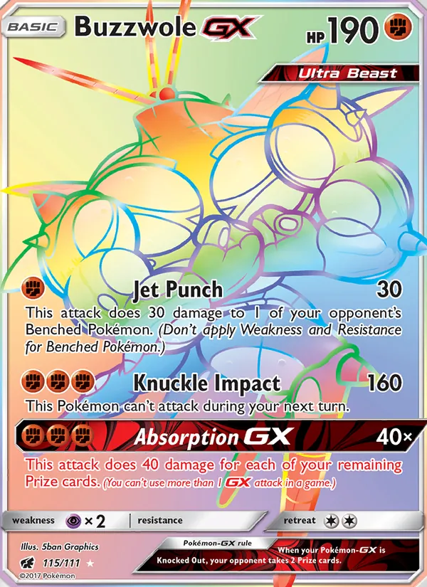 Buzzwole GX 115 · Crimson Invasion