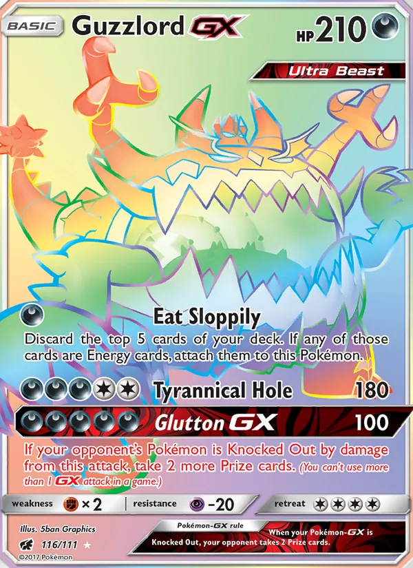 Guzzlord GX 116 · Crimson Invasion