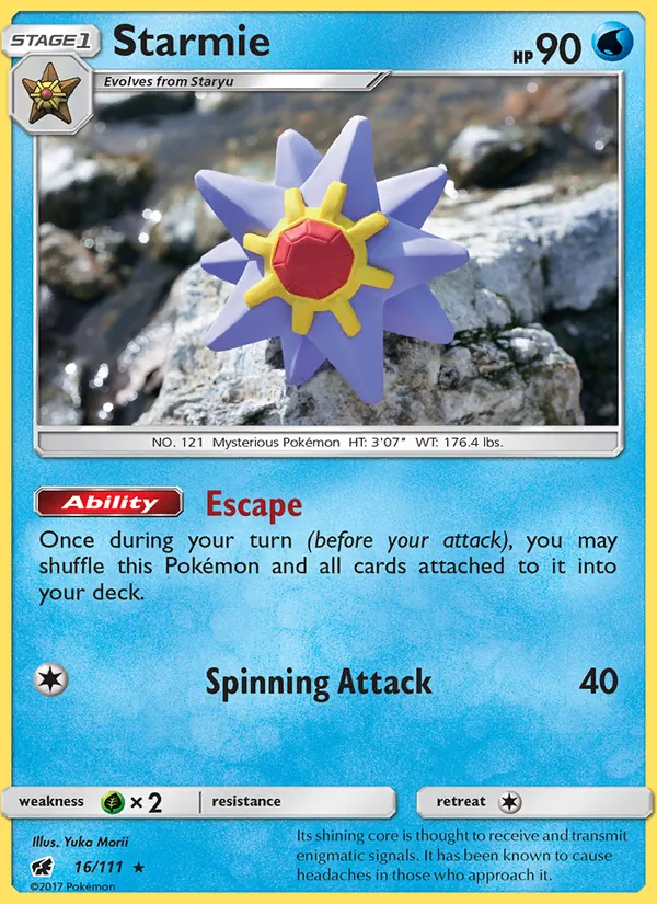 Starmie 16 · Crimson Invasion