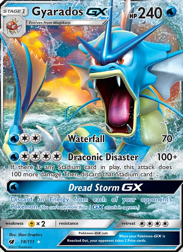 Gyarados GX 18 · Crimson Invasion