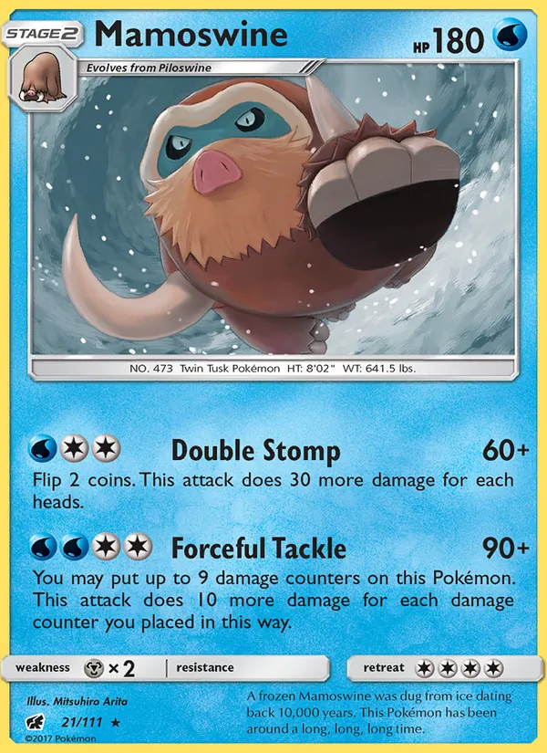 Mamoswine 21 · Crimson Invasion