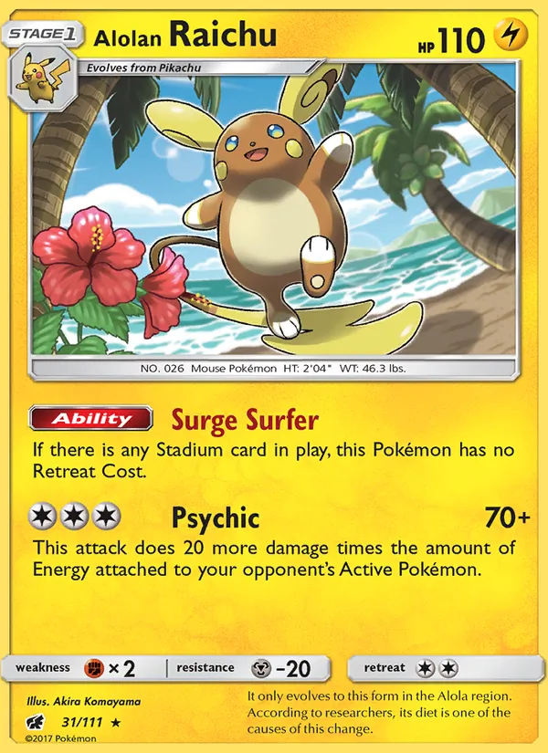 Alolan Raichu 31 · Crimson Invasion