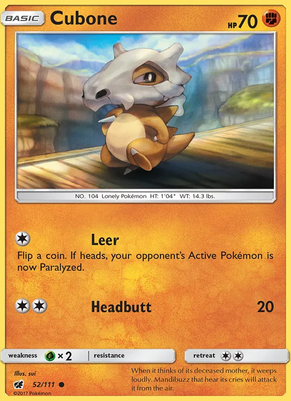 Cubone 52 · Crimson Invasion