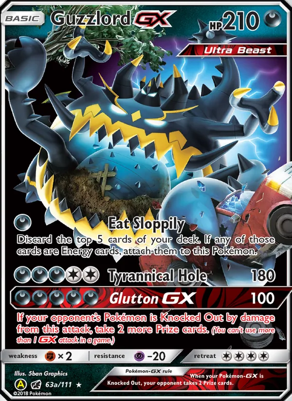 Guzzlord-GX 63a · Crimson Invasion