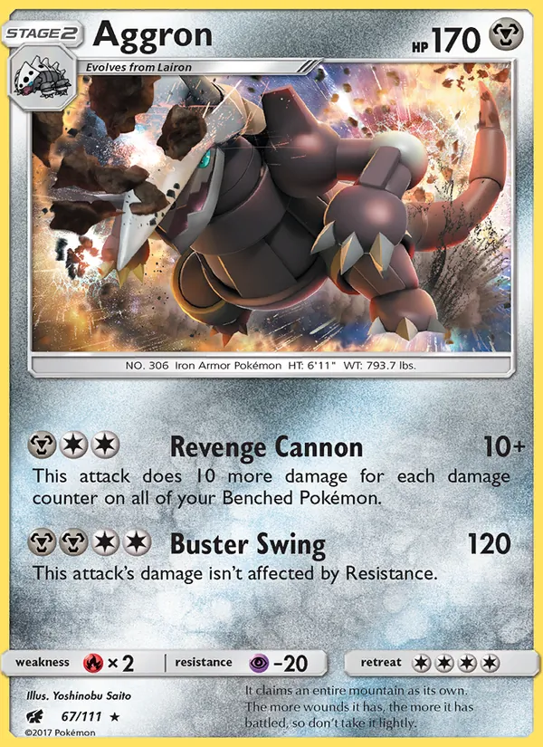 Aggron 67 · Crimson Invasion