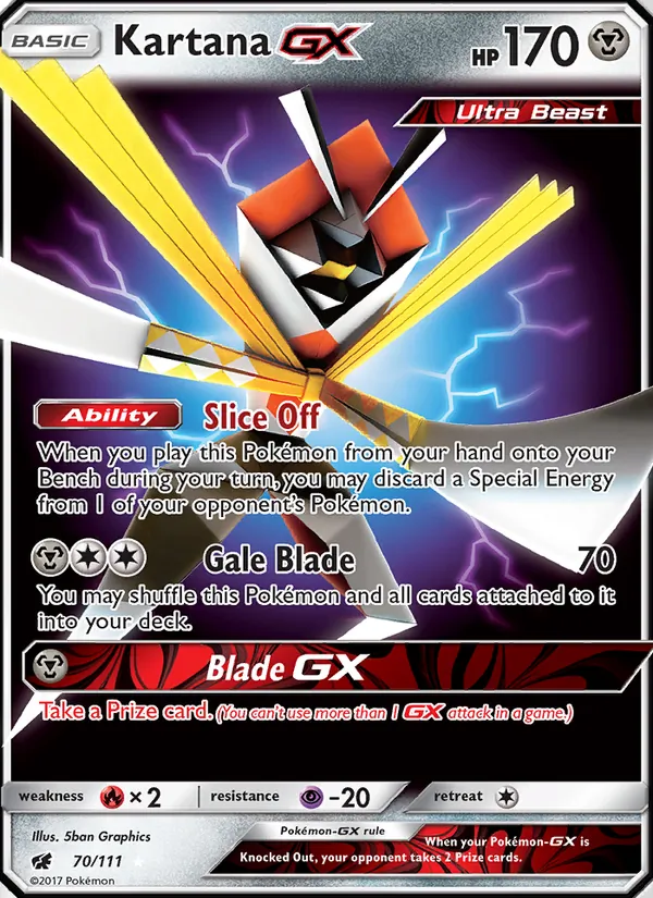 Kartana GX 70 · Crimson Invasion