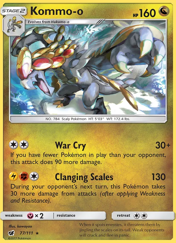 Kommo-o 77 · Crimson Invasion