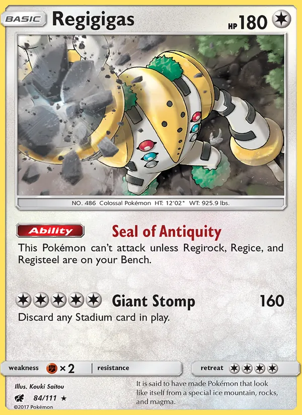 Regigigas 84 · Crimson Invasion