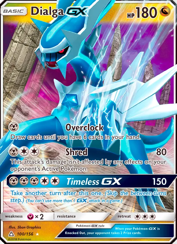 Dialga GX 100 · Ultra Prism
