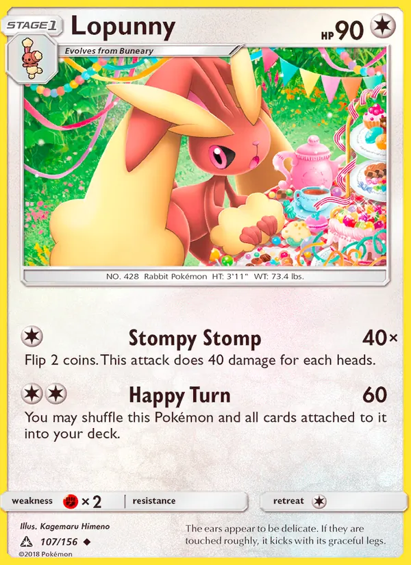 Lopunny 107 · Ultra Prism