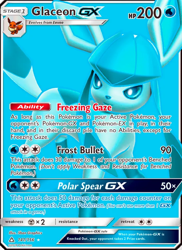 Glaceon GX 141 · Ultra Prism