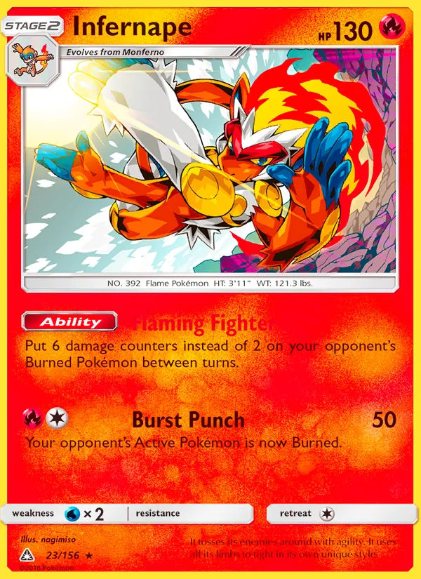 Infernape 23 · Ultra Prism