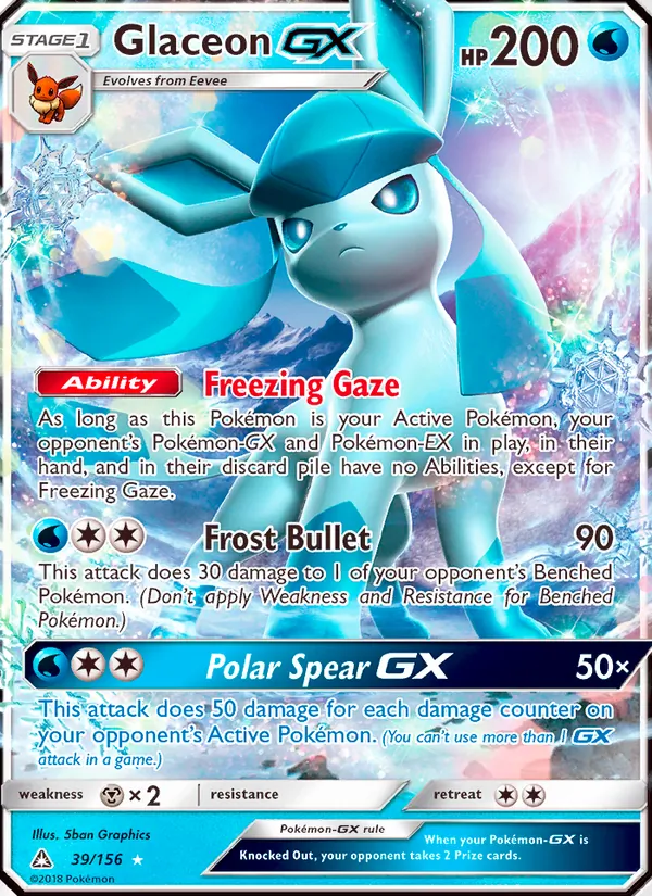 Glaceon GX 39 · Ultra Prism
