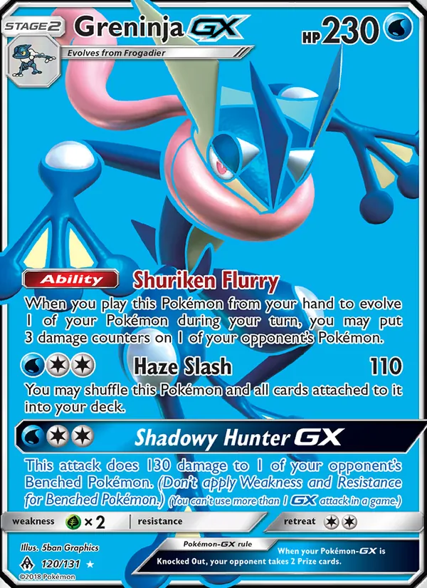 Greninja GX 120 · Forbidden Light