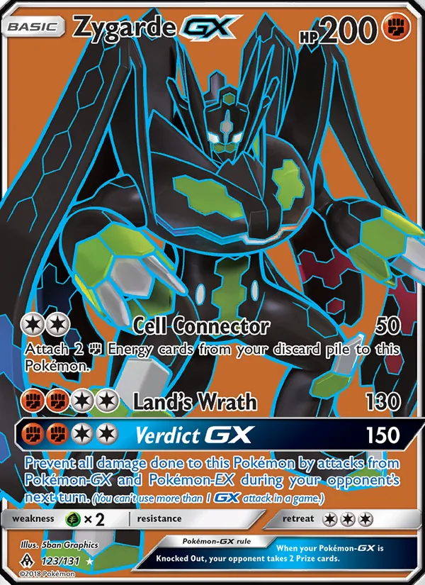 Zygarde GX 123 · Forbidden Light