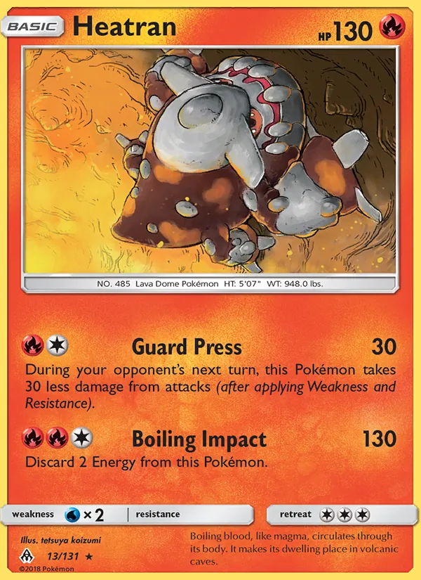 Heatran 13 · Forbidden Light