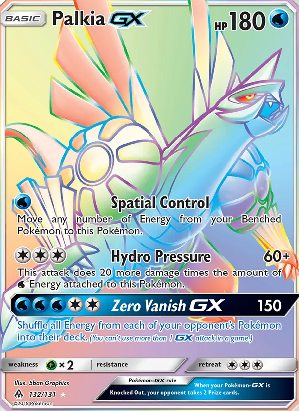 Palkia GX 132 · Forbidden Light